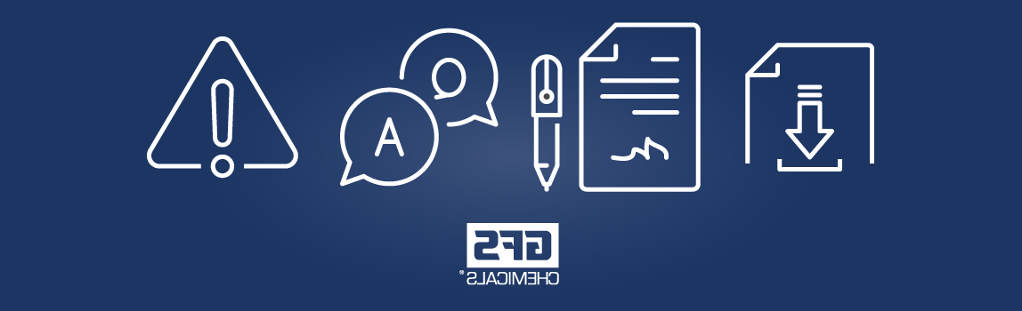 GFS Chemicals Resource page for Certificate of Analysis and Hazard Symbols